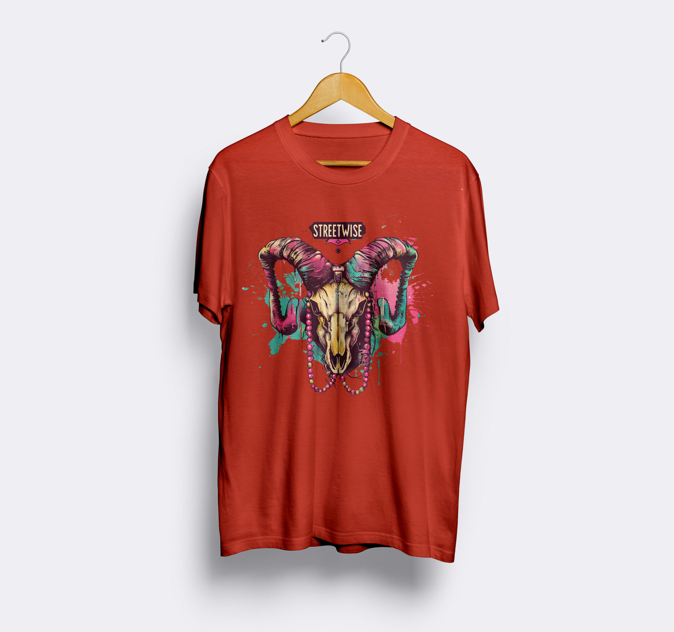 DEVIL camiseta ROJO